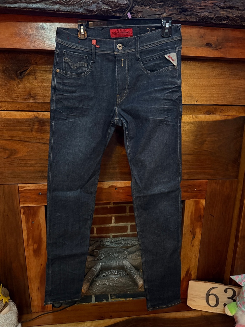Replay Men's Skinny Jeans Size 30X32 in Dark Blue